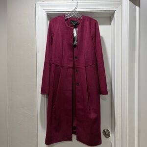 Ann Taylor wool blend dress coat